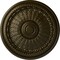 Ekena Millwork Brunswick Ceiling Medallion (Fits Canopies up to 4 1/2"), Hand-Painted Green Gold, 27"OD x 2 1/2"P CM27BRGGS - alternate 1